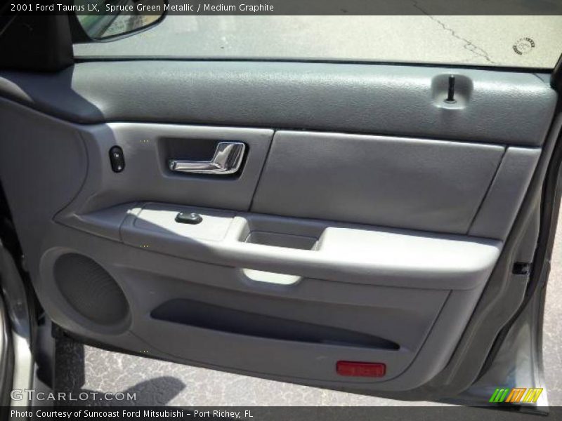 Spruce Green Metallic / Medium Graphite 2001 Ford Taurus LX