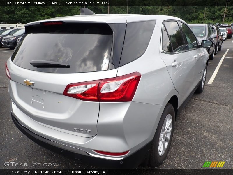 Silver Ice Metallic / Jet Black 2020 Chevrolet Equinox LT AWD