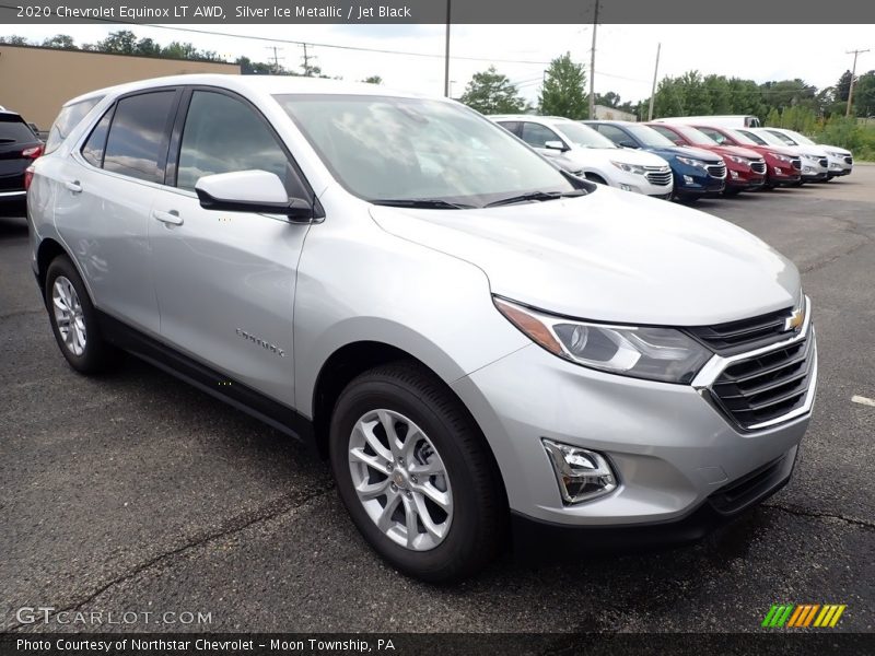 Silver Ice Metallic / Jet Black 2020 Chevrolet Equinox LT AWD