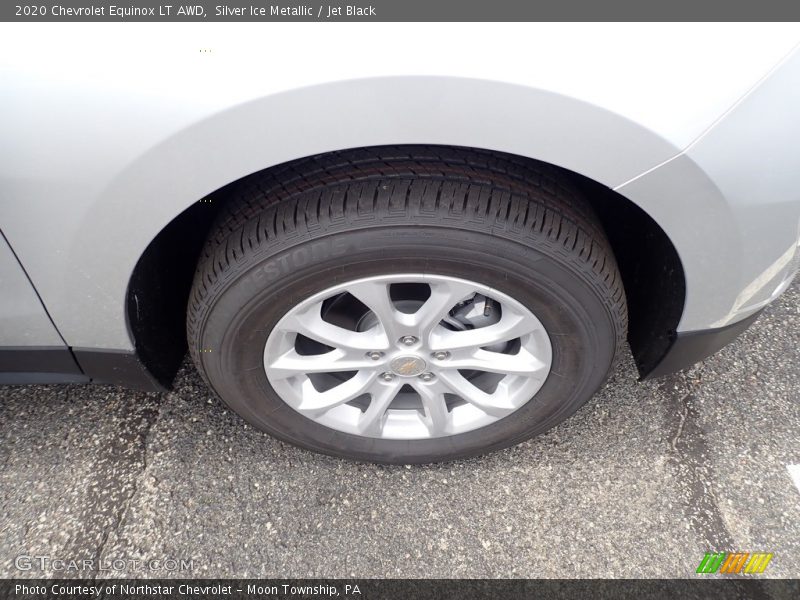 Silver Ice Metallic / Jet Black 2020 Chevrolet Equinox LT AWD