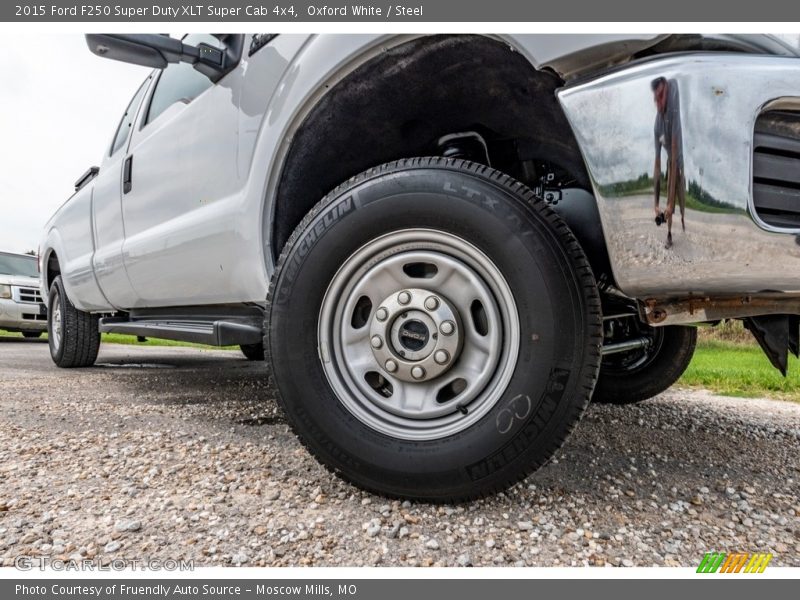 Oxford White / Steel 2015 Ford F250 Super Duty XLT Super Cab 4x4