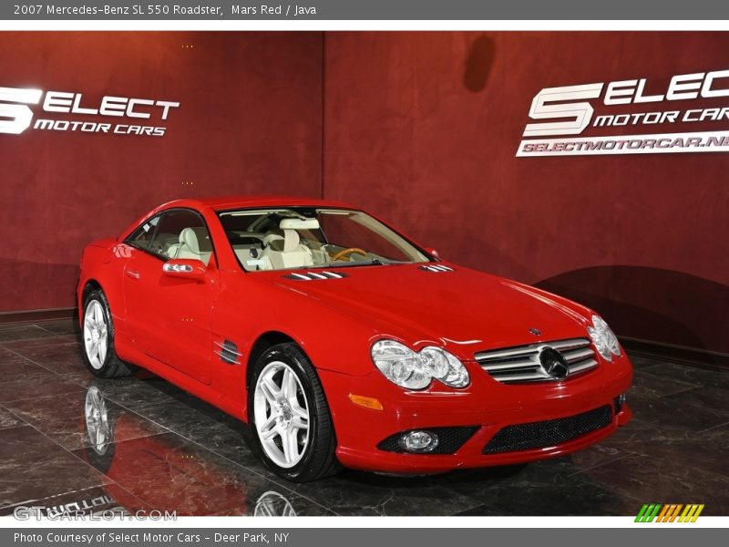 Mars Red / Java 2007 Mercedes-Benz SL 550 Roadster