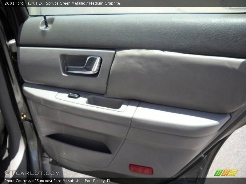 Spruce Green Metallic / Medium Graphite 2001 Ford Taurus LX