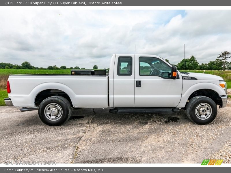 Oxford White / Steel 2015 Ford F250 Super Duty XLT Super Cab 4x4