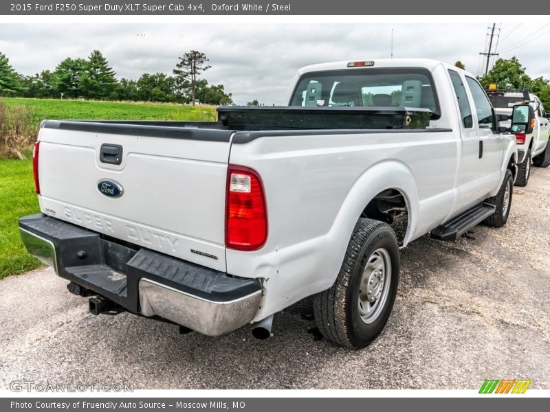 Oxford White / Steel 2015 Ford F250 Super Duty XLT Super Cab 4x4