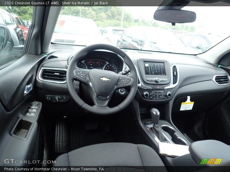 Silver Ice Metallic / Jet Black 2020 Chevrolet Equinox LT AWD