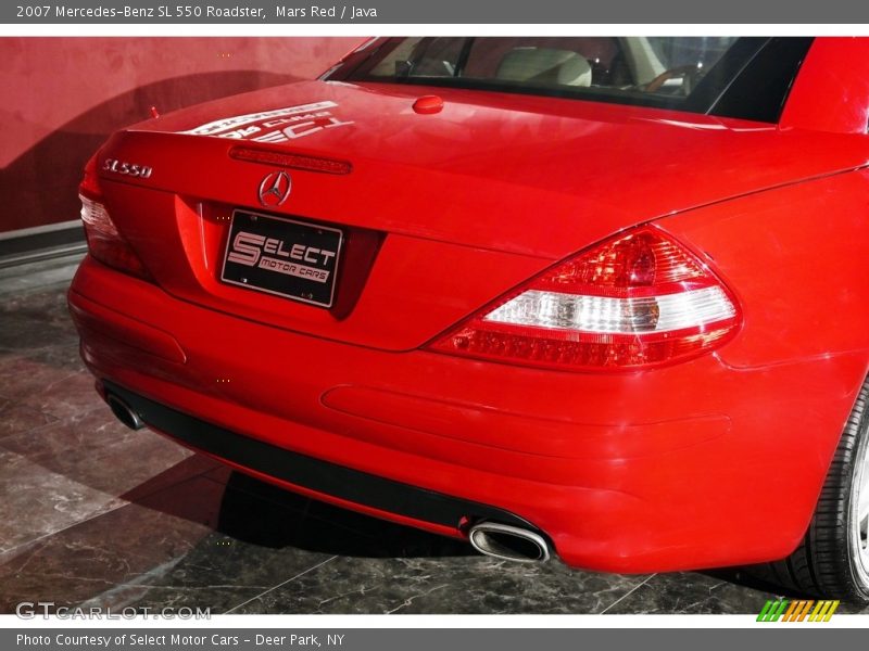 Mars Red / Java 2007 Mercedes-Benz SL 550 Roadster