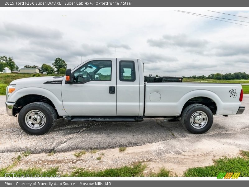 Oxford White / Steel 2015 Ford F250 Super Duty XLT Super Cab 4x4