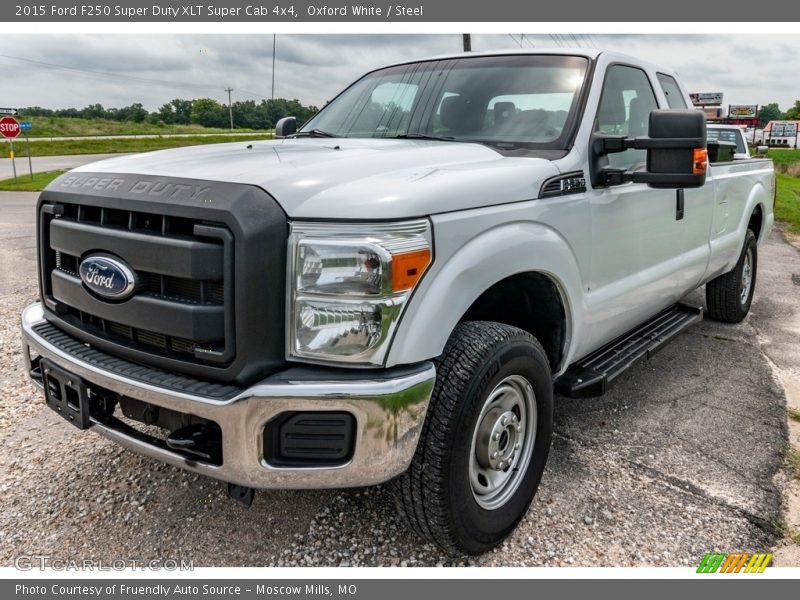 Oxford White / Steel 2015 Ford F250 Super Duty XLT Super Cab 4x4