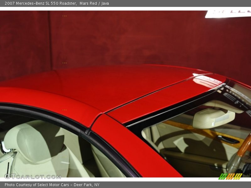 Mars Red / Java 2007 Mercedes-Benz SL 550 Roadster