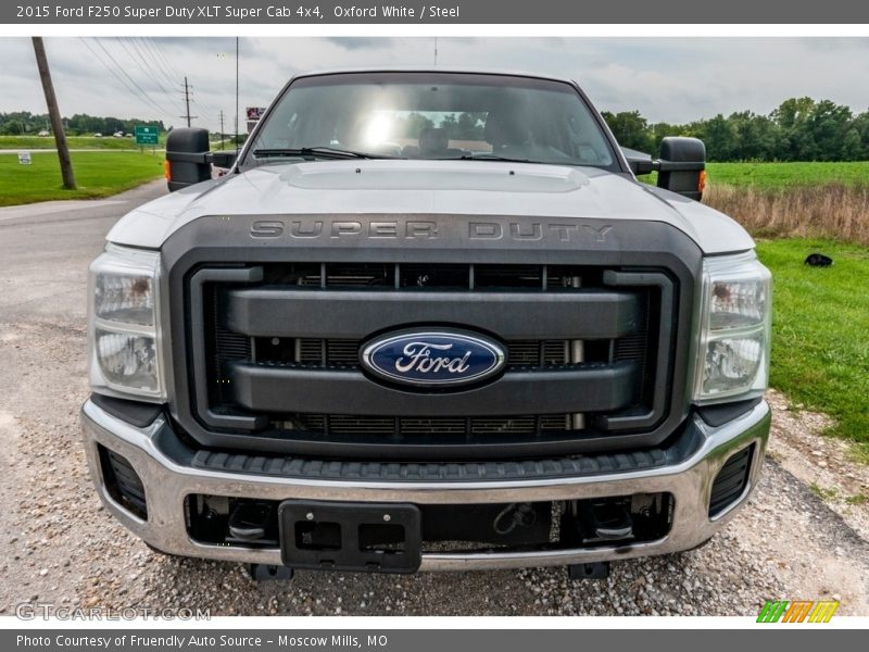 Oxford White / Steel 2015 Ford F250 Super Duty XLT Super Cab 4x4