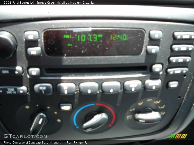 Spruce Green Metallic / Medium Graphite 2001 Ford Taurus LX