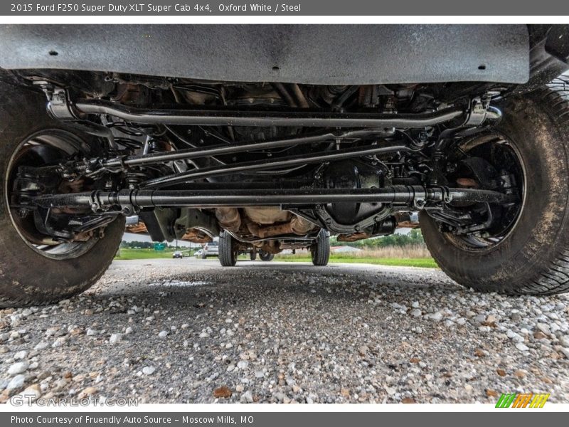Oxford White / Steel 2015 Ford F250 Super Duty XLT Super Cab 4x4