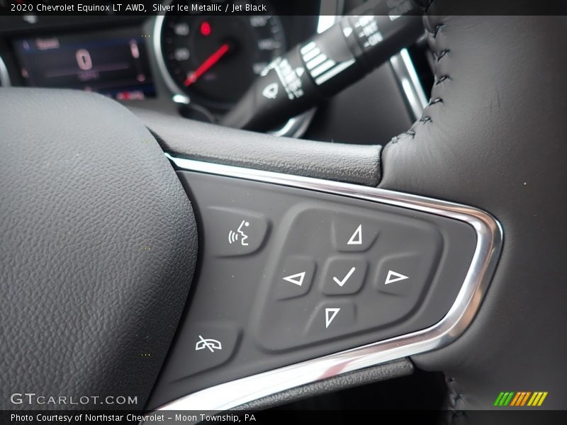 Silver Ice Metallic / Jet Black 2020 Chevrolet Equinox LT AWD