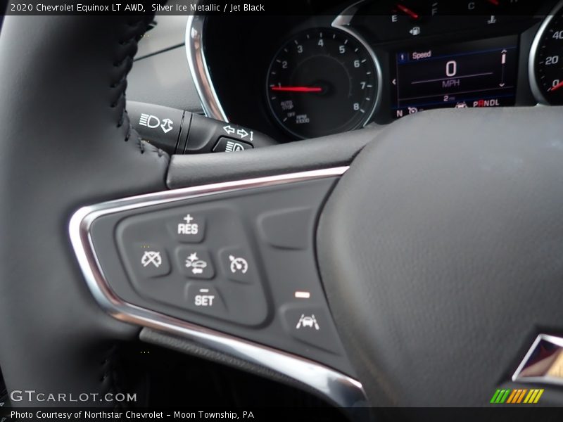 Silver Ice Metallic / Jet Black 2020 Chevrolet Equinox LT AWD