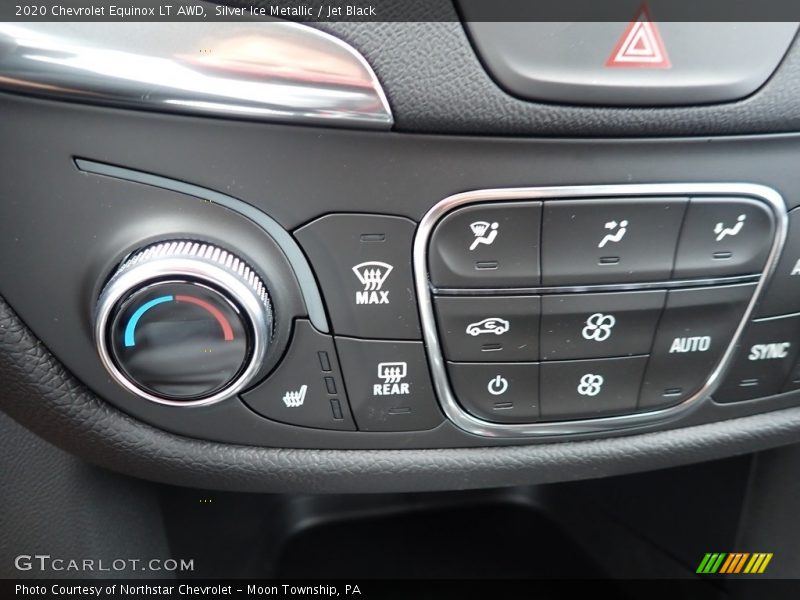 Silver Ice Metallic / Jet Black 2020 Chevrolet Equinox LT AWD