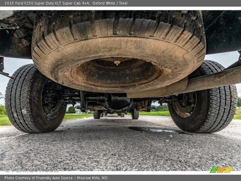 Oxford White / Steel 2015 Ford F250 Super Duty XLT Super Cab 4x4