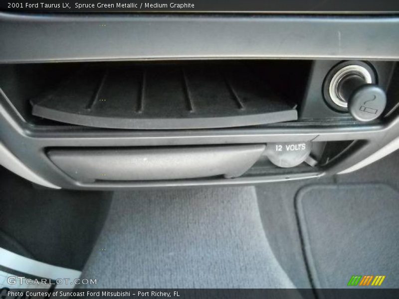 Spruce Green Metallic / Medium Graphite 2001 Ford Taurus LX