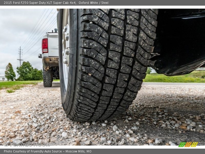 Oxford White / Steel 2015 Ford F250 Super Duty XLT Super Cab 4x4