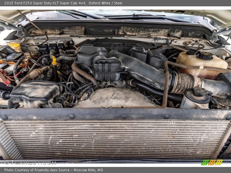 Oxford White / Steel 2015 Ford F250 Super Duty XLT Super Cab 4x4