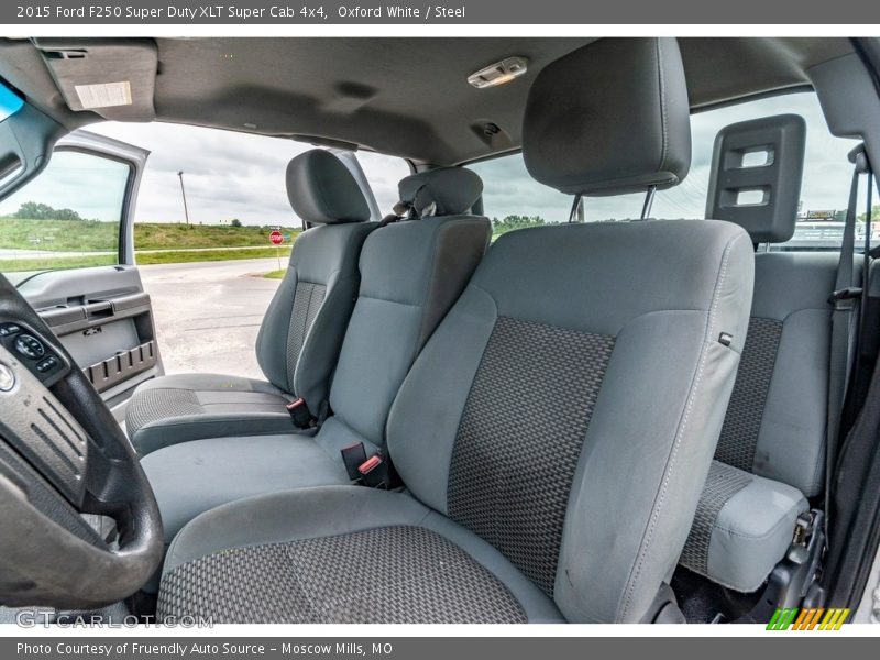 Oxford White / Steel 2015 Ford F250 Super Duty XLT Super Cab 4x4
