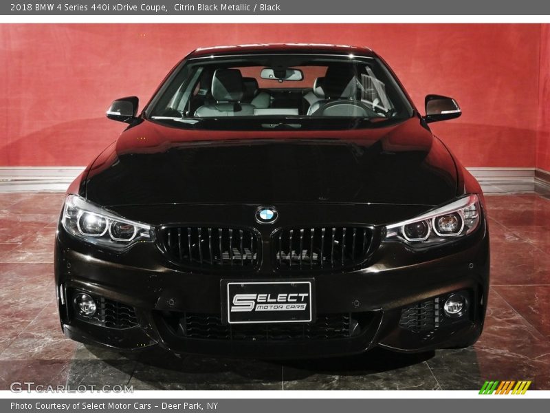 Citrin Black Metallic / Black 2018 BMW 4 Series 440i xDrive Coupe