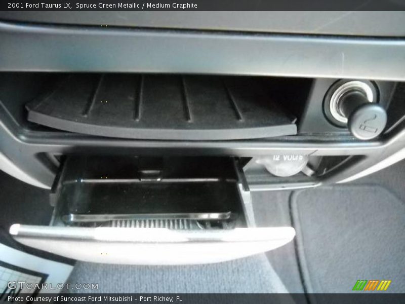 Spruce Green Metallic / Medium Graphite 2001 Ford Taurus LX
