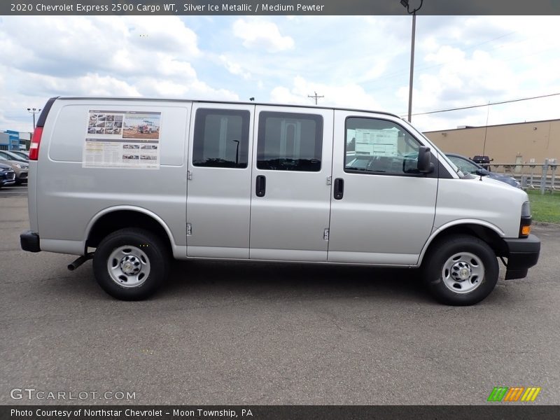 Silver Ice Metallic / Medium Pewter 2020 Chevrolet Express 2500 Cargo WT