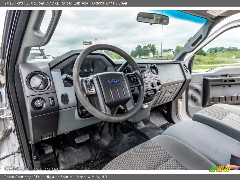 Oxford White / Steel 2015 Ford F250 Super Duty XLT Super Cab 4x4
