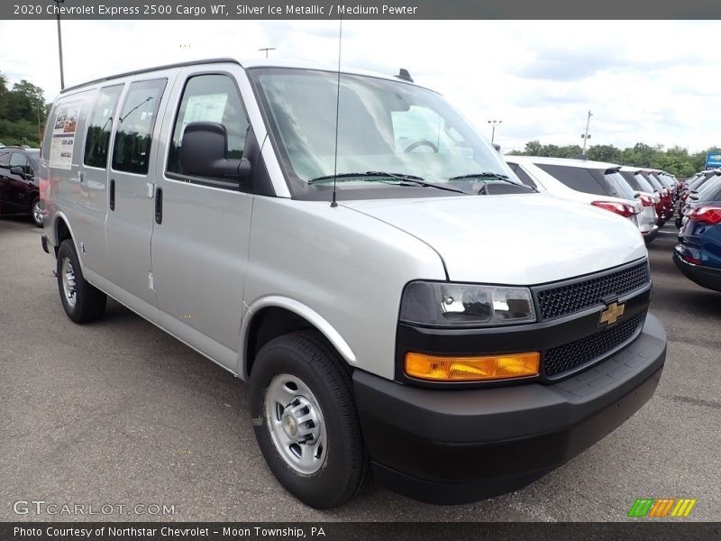 Silver Ice Metallic / Medium Pewter 2020 Chevrolet Express 2500 Cargo WT