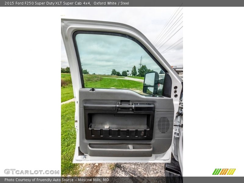 Oxford White / Steel 2015 Ford F250 Super Duty XLT Super Cab 4x4