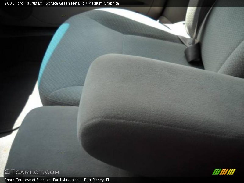 Spruce Green Metallic / Medium Graphite 2001 Ford Taurus LX