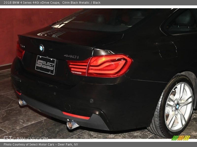 Citrin Black Metallic / Black 2018 BMW 4 Series 440i xDrive Coupe