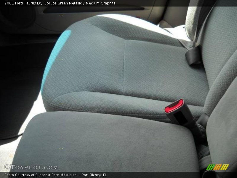 Spruce Green Metallic / Medium Graphite 2001 Ford Taurus LX