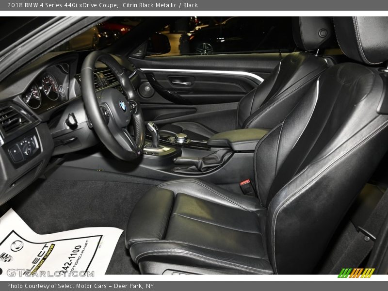 Citrin Black Metallic / Black 2018 BMW 4 Series 440i xDrive Coupe