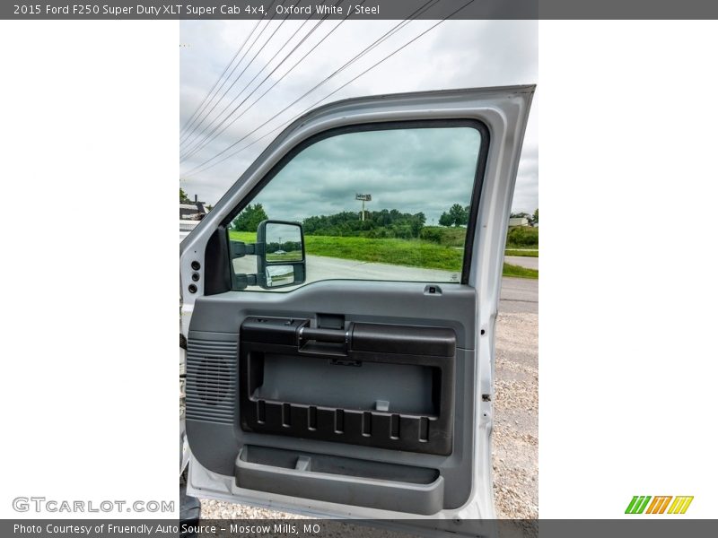 Oxford White / Steel 2015 Ford F250 Super Duty XLT Super Cab 4x4