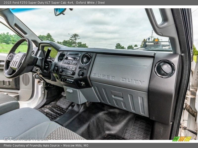 Oxford White / Steel 2015 Ford F250 Super Duty XLT Super Cab 4x4