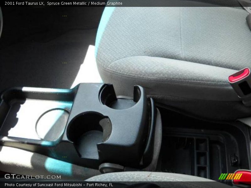 Spruce Green Metallic / Medium Graphite 2001 Ford Taurus LX