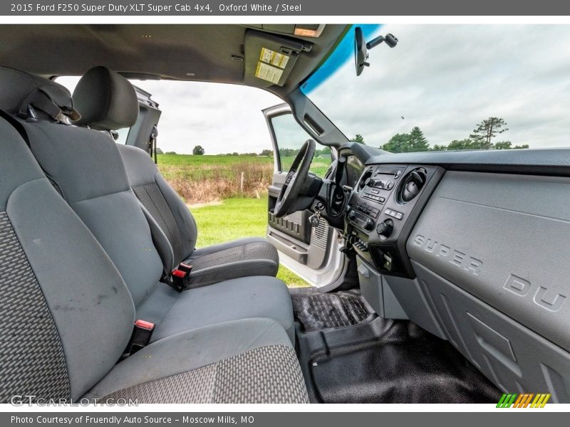 Oxford White / Steel 2015 Ford F250 Super Duty XLT Super Cab 4x4