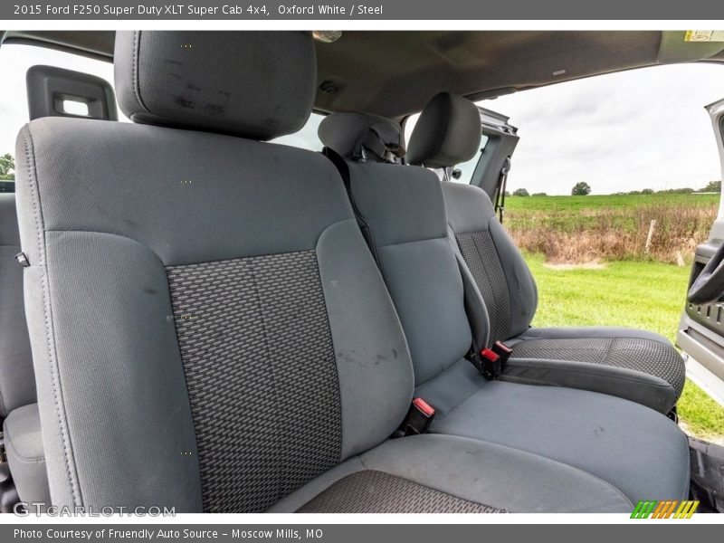 Oxford White / Steel 2015 Ford F250 Super Duty XLT Super Cab 4x4