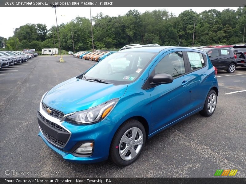 Caribbean Blue Metallic / Jet Black 2020 Chevrolet Spark LS