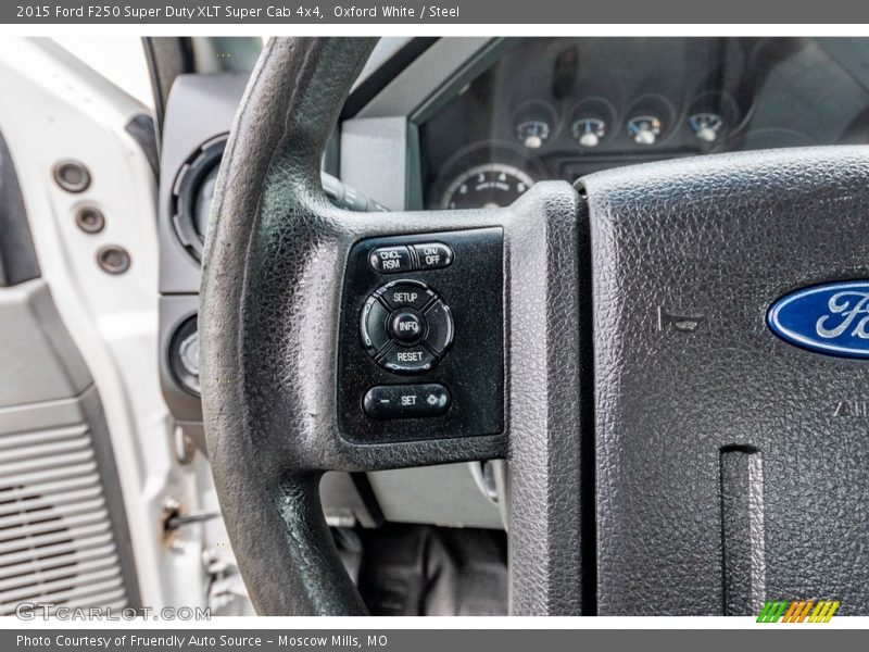 Oxford White / Steel 2015 Ford F250 Super Duty XLT Super Cab 4x4