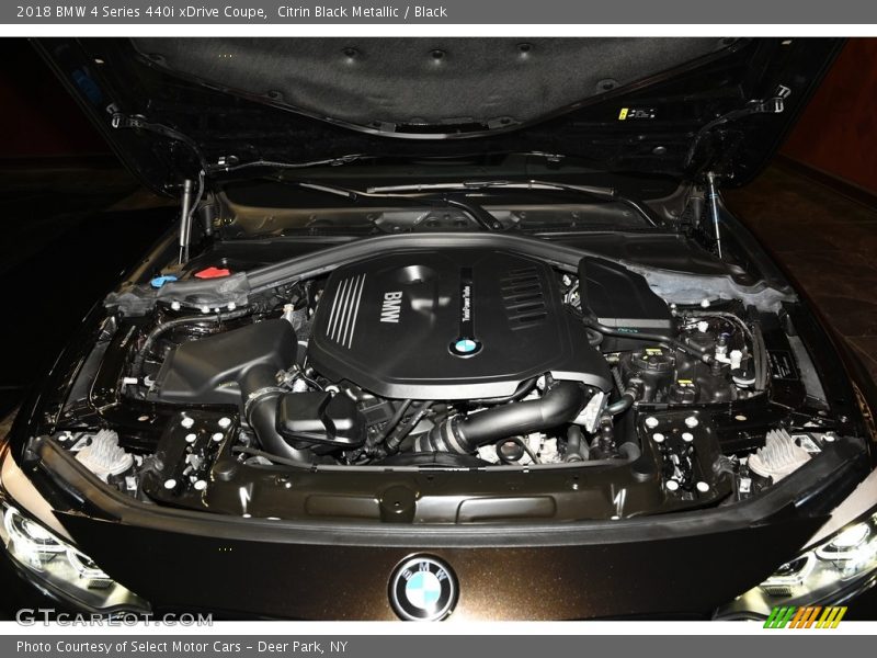 Citrin Black Metallic / Black 2018 BMW 4 Series 440i xDrive Coupe
