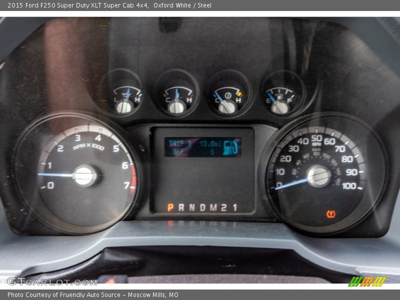 Oxford White / Steel 2015 Ford F250 Super Duty XLT Super Cab 4x4