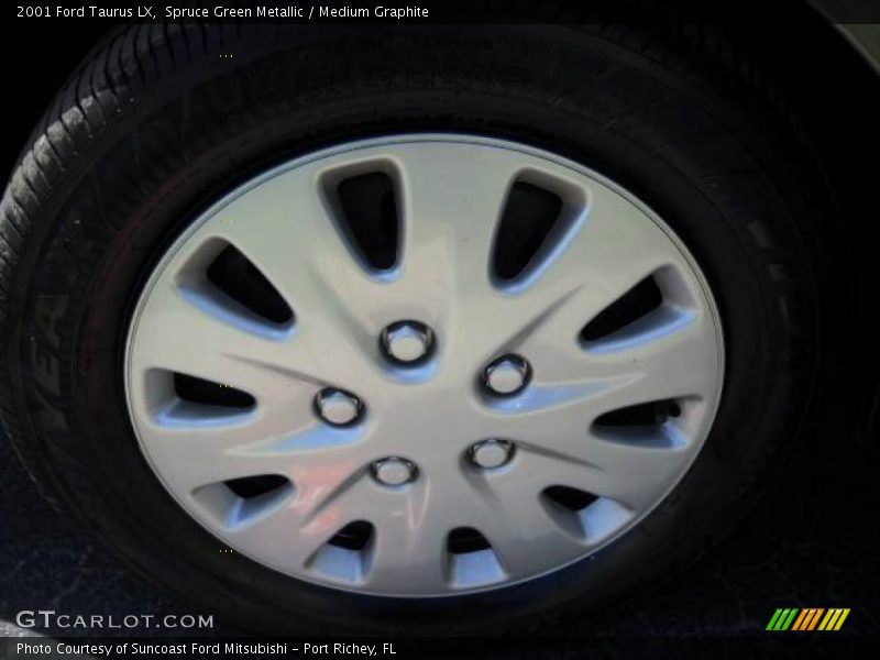 Spruce Green Metallic / Medium Graphite 2001 Ford Taurus LX