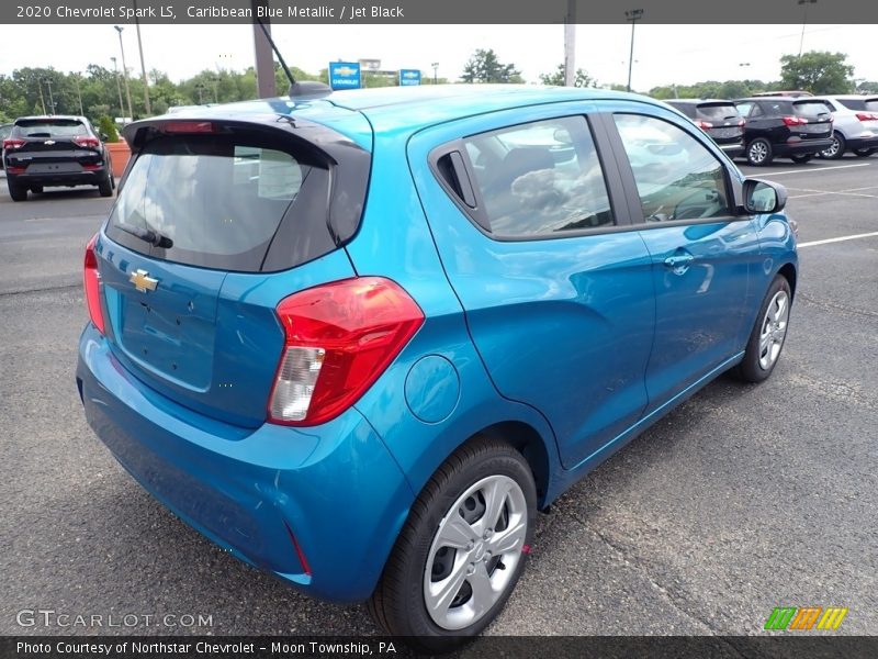 Caribbean Blue Metallic / Jet Black 2020 Chevrolet Spark LS