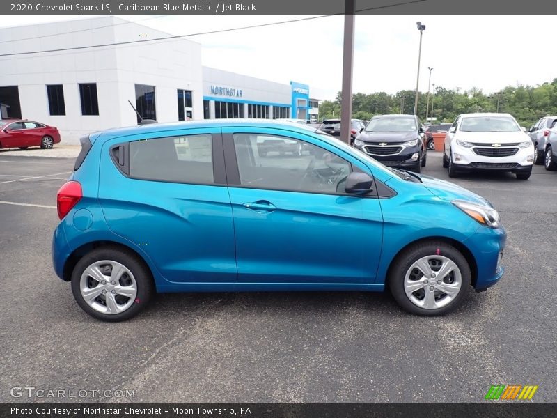 Caribbean Blue Metallic / Jet Black 2020 Chevrolet Spark LS
