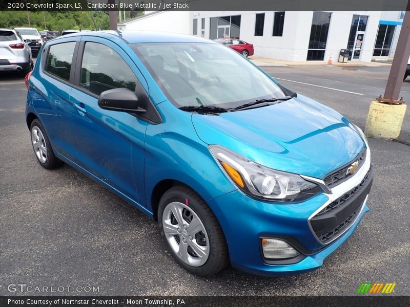 Caribbean Blue Metallic / Jet Black 2020 Chevrolet Spark LS