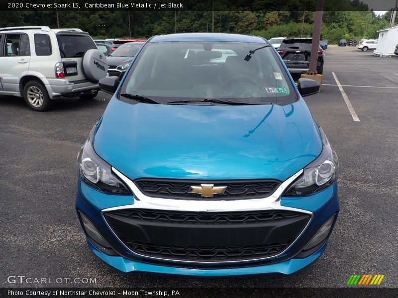 Caribbean Blue Metallic / Jet Black 2020 Chevrolet Spark LS