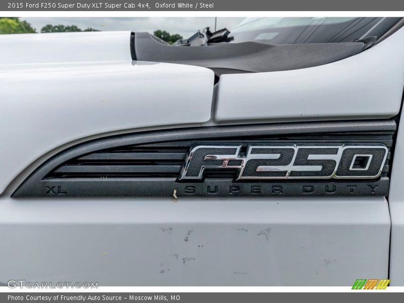 Oxford White / Steel 2015 Ford F250 Super Duty XLT Super Cab 4x4